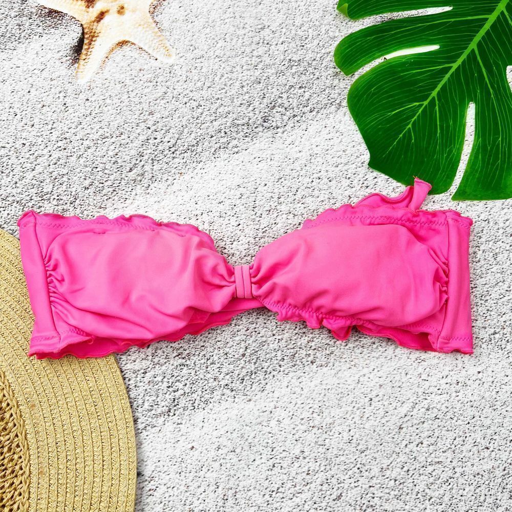 Victoria’s Secret ruffle bandeau bikini top - Picture 2 of 8